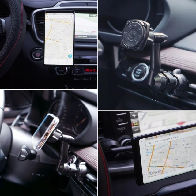 Автодержатель Ringke Power Clip Wing Black (8809628567122)