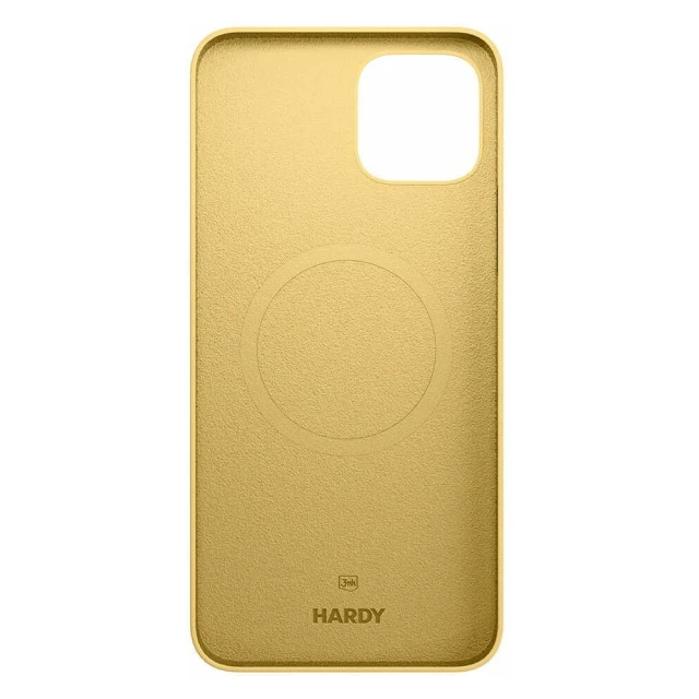 Чохол 3mk Hardy Case для iPhone 15 Yellow with MagSafe (5903108527316)