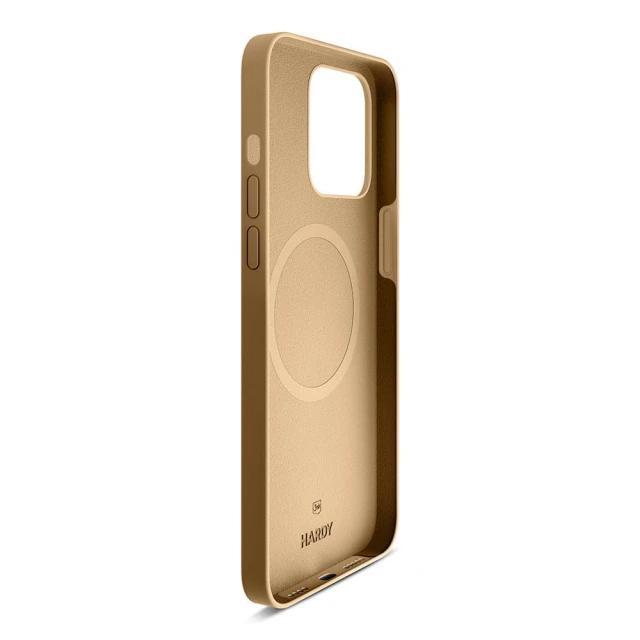 Чохол 3mk Hardy Case для iPhone 15 Pro Dark Gold with MagSafe (5903108527361)