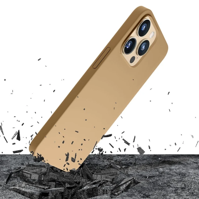 Чохол 3mk Hardy Case для iPhone 15 Pro Dark Gold with MagSafe (5903108527361)
