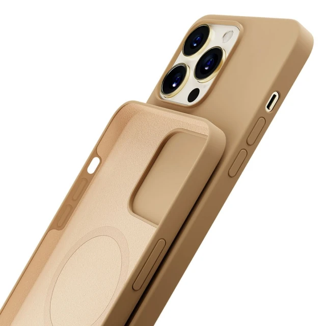 Чохол 3mk Hardy Case для iPhone 15 Pro Dark Gold with MagSafe (5903108527361)
