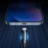 Кабель Wozinsky USB-A to Lightning with LED Display 2.4A 2 m Black (WUALC2)