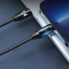 Кабель Wozinsky USB-C to Lightning with LED Display 36W 2 m Black (WUCLC2)