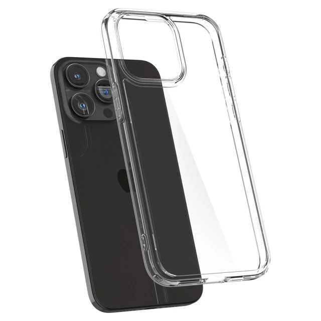 Чохол Spigen Crystal Hybrid для iPhone 15 Pro Crystal Clear (ACS06471)