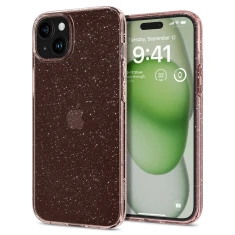 Чохол Spigen Liquid Crystal Glitter для iPhone 15 Plus Rose Quartz with MagSafe (8809896749886)