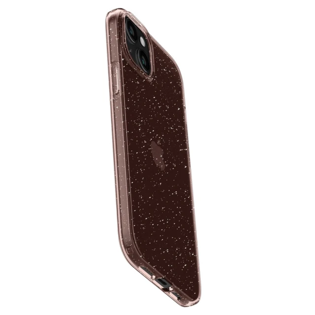 Чохол Spigen Liquid Crystal Glitter для iPhone 15 Plus Rose Quartz with MagSafe (8809896749886)
