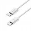Кабель Tech-Protect UltraBoost Classic USB-C to USB-C 60W 3A 1m White (9319456607116)