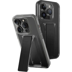 Чохол UNIQ Heldro Mount with Stand для iPhone 15 Pro Vapour Smoke (UNIQ-IP6.1P(2023)-HELMSMK)