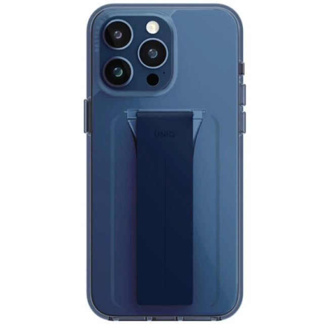 Чехол UNIQ Heldro Mount with Stand для iPhone 15 Pro Max Ultramarine Deep Blue (UNIQ-IP6.7P(2023)-HELMDBLU)