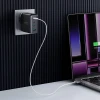Мережевий зарядний пристрій Joyroom 140W 3xUSB-C | USB-A with USB-C to USB-C Cable 1.2m Black (JR-TCG05)