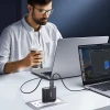 Мережевий зарядний пристрій Joyroom 140W 3xUSB-C | USB-A with USB-C to USB-C Cable 1.2m Black (JR-TCG05)