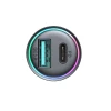 Автомобільний зарядний пристрій Joyroom USB-A/USB-C 60W Black (JR-CCN04)