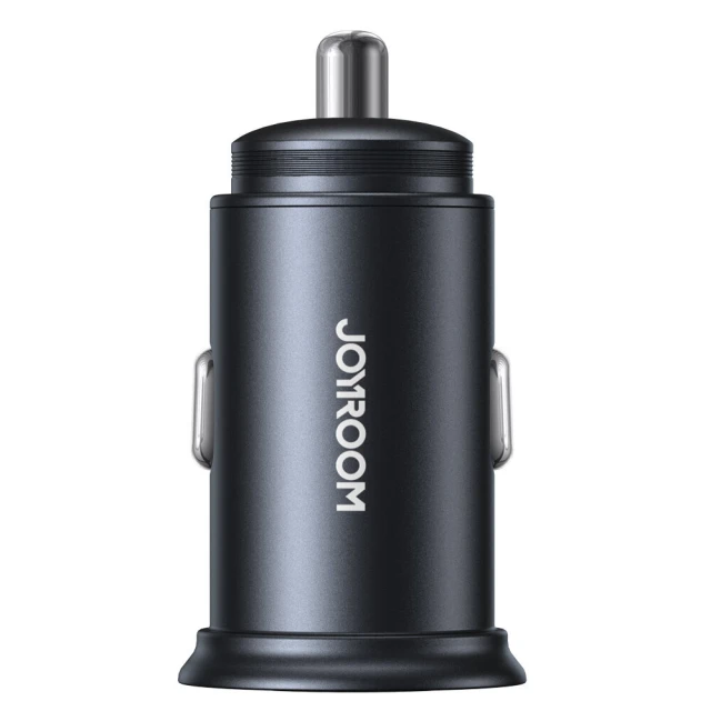Автомобільний зарядний пристрій Joyroom USB-A/USB-C 60W Black (JR-CCN04)