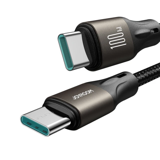 Кабель Joyroom Light-Speed ​​Series USB-C to USB-C 1.2 m Black (6941237102676)