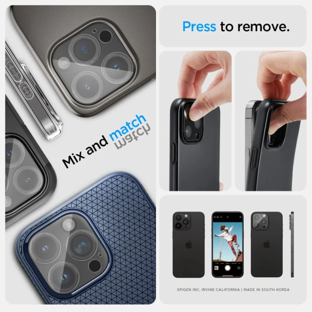 Захисне скло Spigen для камери iPhone 14 Pro | 14 Pro Max Optik.TR (2 pack) Crystal Clear (AGL05761)