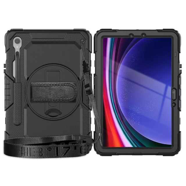 Чохол Tech-Protect Solid360 для Samsung Galaxy Tab S9 FE 10.9 (X510 | X516B) Black (9319456606249)