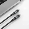 Кабель Tech-Protect UltraBoost USB-C to USB-C 100W 5A 3 m Grey (9319456606058)