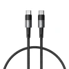 Кабель Tech-Protect UltraBoost USB-C to USB-C 100W 5A 0.25 m Grey (9319456606065)