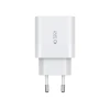 Мережевий зарядний пристрій Tech-Protect 20W 2xUSB-C White (9319456607093)