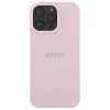 Чохол Guess Grained Gold Ring для iPhone 16 Pro Pink with MagSafe (GUHMP16LPGHSMMP)