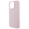 Чохол Guess Grained Gold Ring для iPhone 16 Pro Pink with MagSafe (GUHMP16LPGHSMMP)