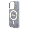 Чохол Guess IML 4G для iPhone 16 Blue with MagSafe (GUHMP16SH4STB)
