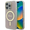 Чохол Guess IML 4G для iPhone 16 Pro Max Pink with MagSafe (GUHMP16XH4STP)