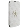 Чохол-книжка Guess 4G Big Metal Logo для iPhone 16 Plus Pink (GUBKP16M4GMGPI)