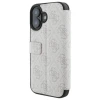 Чохол-книжка Guess 4G Big Metal Logo для iPhone 16 Plus Pink (GUBKP16M4GMGPI)