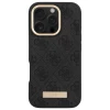 Чохол Guess 4G Logo Plate для iPhone 16 Pro Max Black with MagSafe (GUHMP16XU4GPRK)