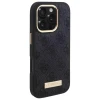 Чохол Guess 4G Logo Plate для iPhone 16 Pro Max Black with MagSafe (GUHMP16XU4GPRK)