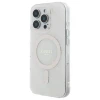 Чехол Guess IML 4G Background для iPhone 16 Pro White with MagSafe (GUHMP16LH4DTEH)