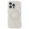 Чехол Guess IML 4G Background для iPhone 16 Pro White with MagSafe (GUHMP16LH4DTEH)