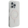 Чехол Guess IML 4G Background для iPhone 16 Pro White with MagSafe (GUHMP16LH4DTEH)