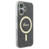 Чохол Guess IML 4G для iPhone 16 Plus Black with MagSafe (GUHMP16MH4STK)