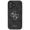 Чехол Guess 4G Big Metal Logo для iPhone 16 Plus Black (GUHCP16M4GMGGR)