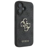 Чехол Guess 4G Big Metal Logo для iPhone 16 Plus Black (GUHCP16M4GMGGR)