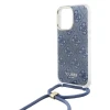 Чохол Guess Crossbody Cord 4G Print для iPhone 16 Pro Max Blue (GUHCP16XHC4SEB)