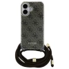 Чохол Guess Crossbody Cord 4G Print для iPhone 16 Brown (GUHCP16SHC4SEW)