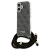 Чохол Guess Crossbody Cord 4G Print для iPhone 16 Brown (GUHCP16SHC4SEW)