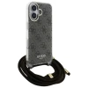 Чохол Guess Crossbody Cord 4G Print для iPhone 16 Brown (GUHCP16SHC4SEW)