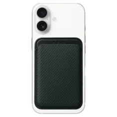Магнітний гаманець Pitaka Woven Wallet Black Grey with MagSafe (MWW2401)