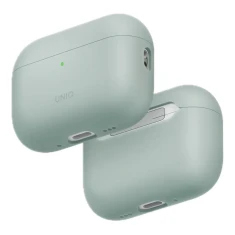 Чохол для навушників Uniq Lino Silicone для AirPods Pro 3 Green (UNIQ-AIRPODSPRO3-LINOICEGRN)