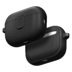 Чохол для навушників Uniq Clyde для AirPods Pro 3 Black Grey (UNIQ-AIRPODSPRO3-CLYBLKDGRY)
