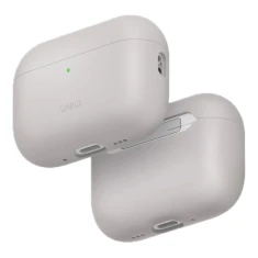Чохол для навушників Uniq Lino Silicone для AirPods Pro 3 Beige (UNIQ-AIRPODSPRO3-LINOBEGIVY)