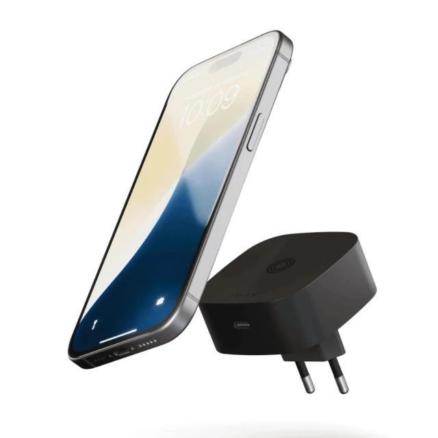 Бездротовий зарядний пристрій Zens Wireless Charging Adapter 15W Black (ZESC18B/00)
