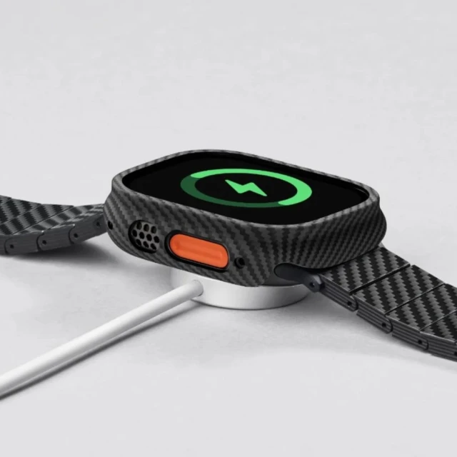 Чохол Pitaka Air Case для Apple Watch 10 42 mm Black Grey (AWB2404)