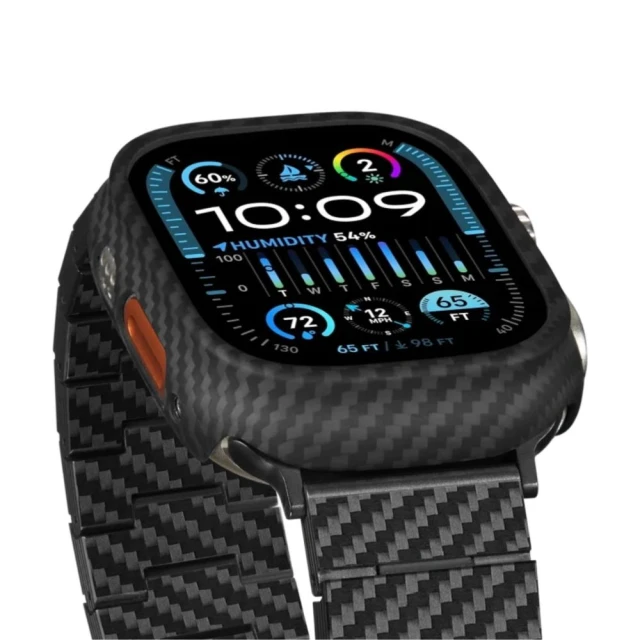 Чохол Pitaka Air Case для Apple Watch 10 42 mm Black Grey (AWB2404)