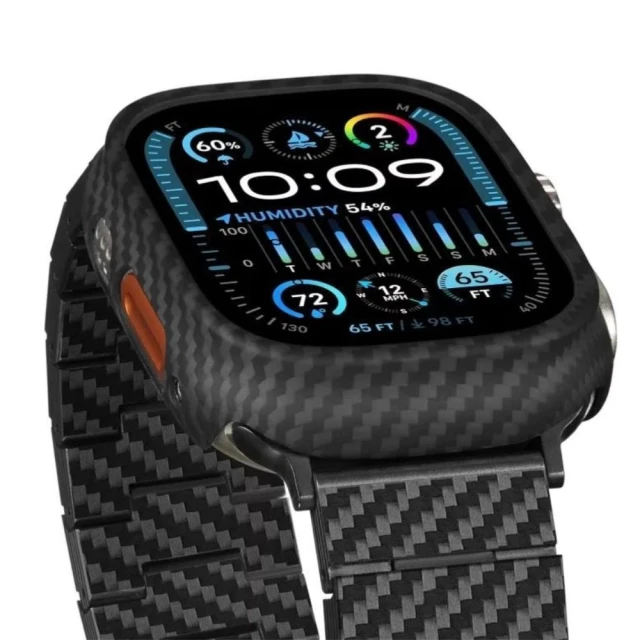 Чехол Pitaka Air Case для Apple Watch 10 46 mm Black Grey (AWB2401)