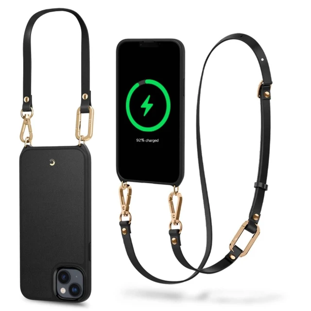 Чохол Spigen Cyrill Classic Charm для iPhone 14 Plus Black with MagSafe (ACS04948)